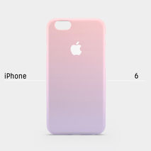 iPhone case - Pastel gradation pink purple case non-glossy L12