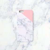 iPhone case - Indian pink edge marble, non-glossy M06