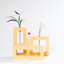 Geometric Bud Vase Set of 3