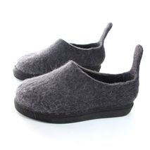 Women's Organic Wool Shoes Monochrome Cat