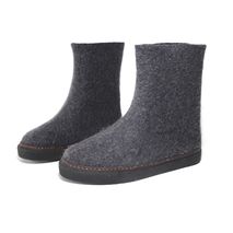 Women's Organic Wool Boots Black