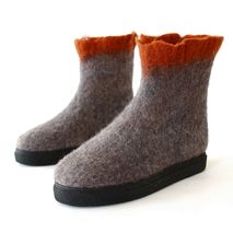 Women's Eco Friendly Ankle Booties Potter’s Clay
