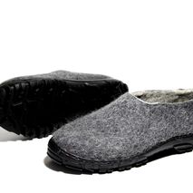 Men's Organic Wool Shoes Charcoal